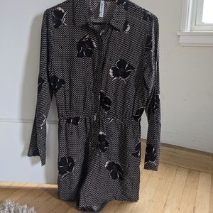 RVCA Long sleeve romper